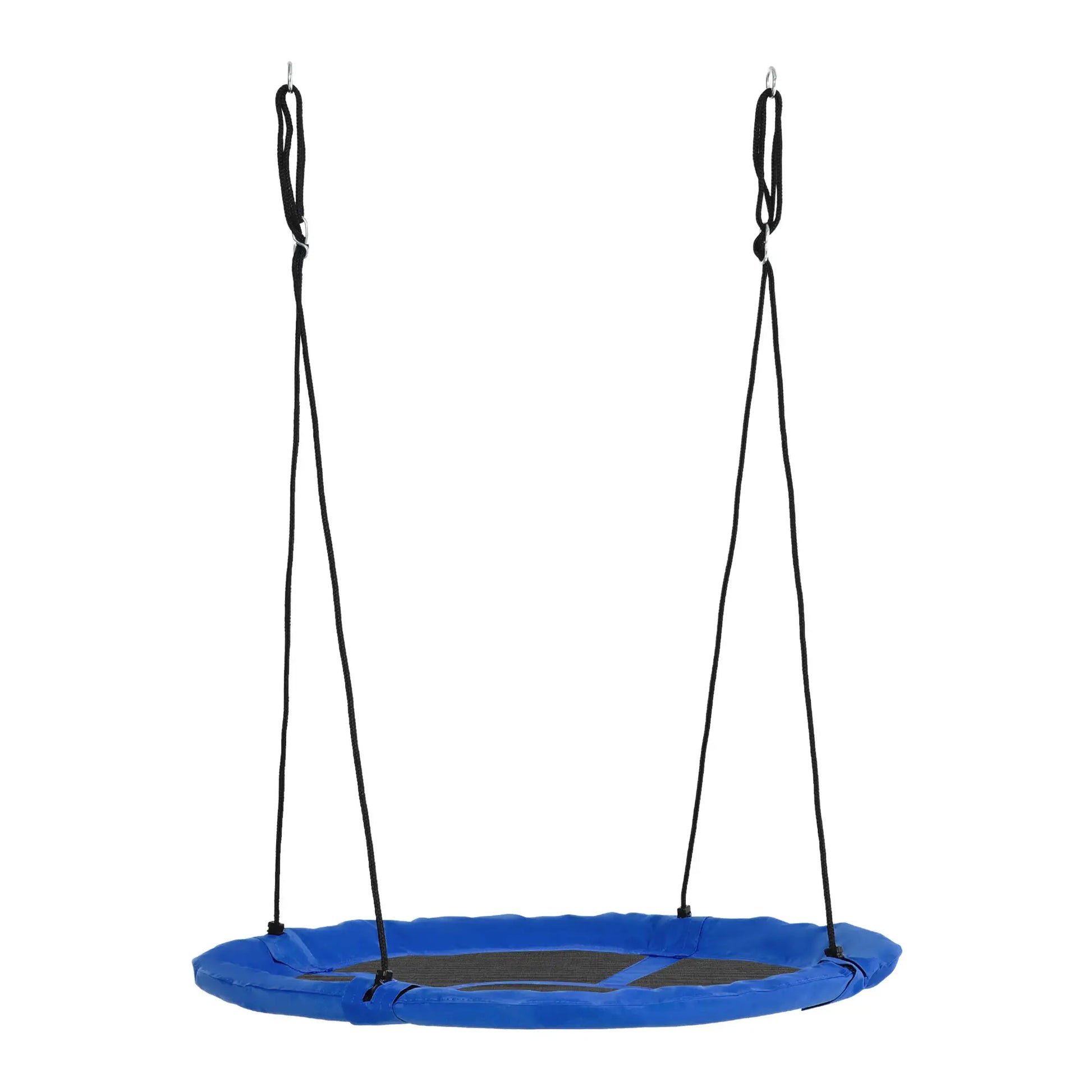 43.25" Saucer Swing, Adjustable Rope Seat, Indoor Outdoor, Blue Gym Sets & Swings at Gallery Canada