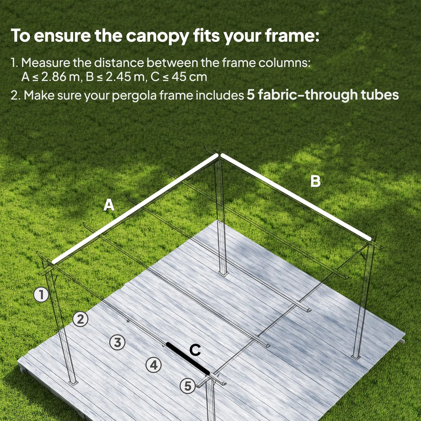 Retractable Pergola Canopy, 10' x 7' Sun Shade Cover, UV30+, Coffee Gazebo Canopy Replacement at Gallery Canada