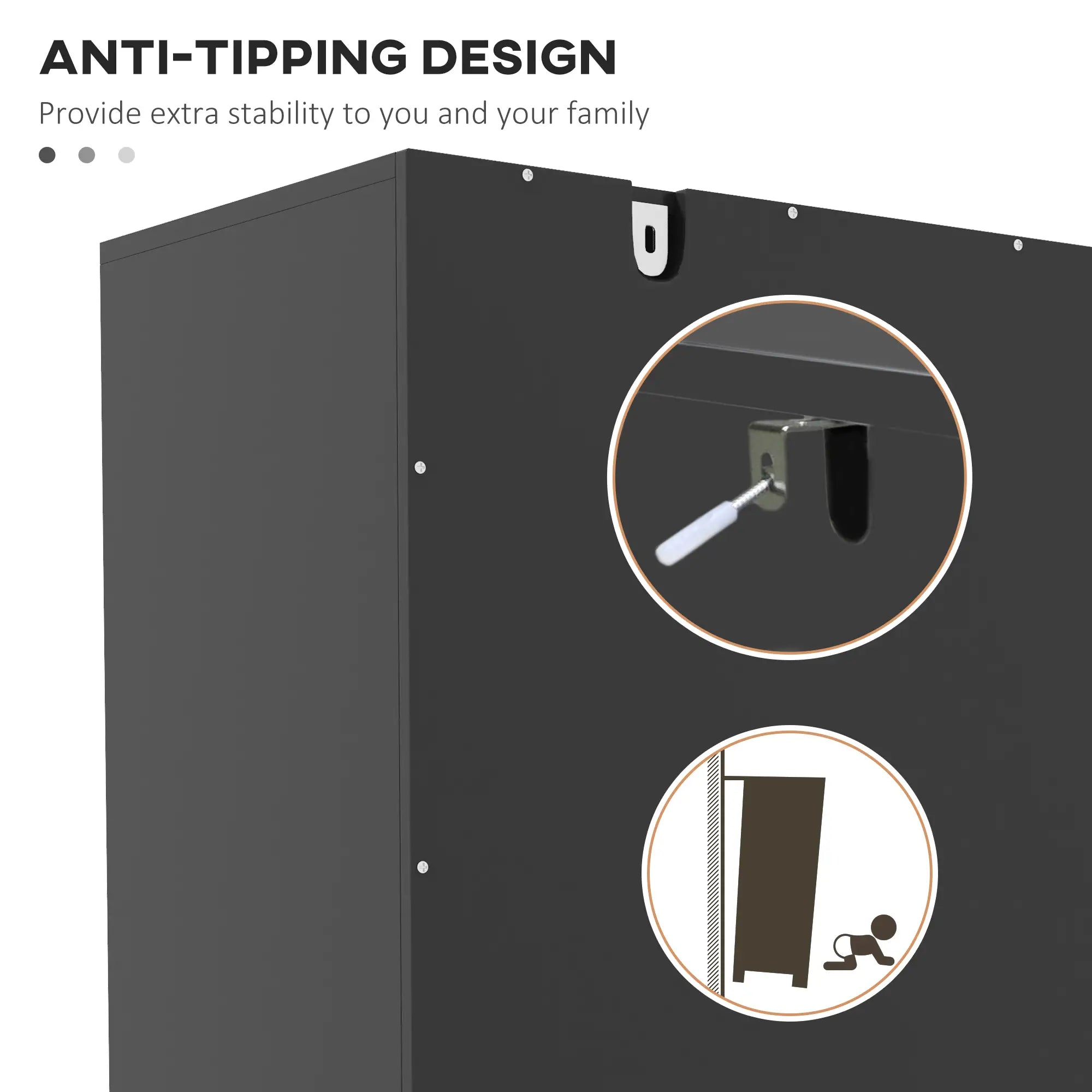 21 Pair Shoe Cabinet, 5-Tier Double Door, 5-Tier Open Shelves, Black Shoe Storage Cabinets & Racks at Gallery Canada