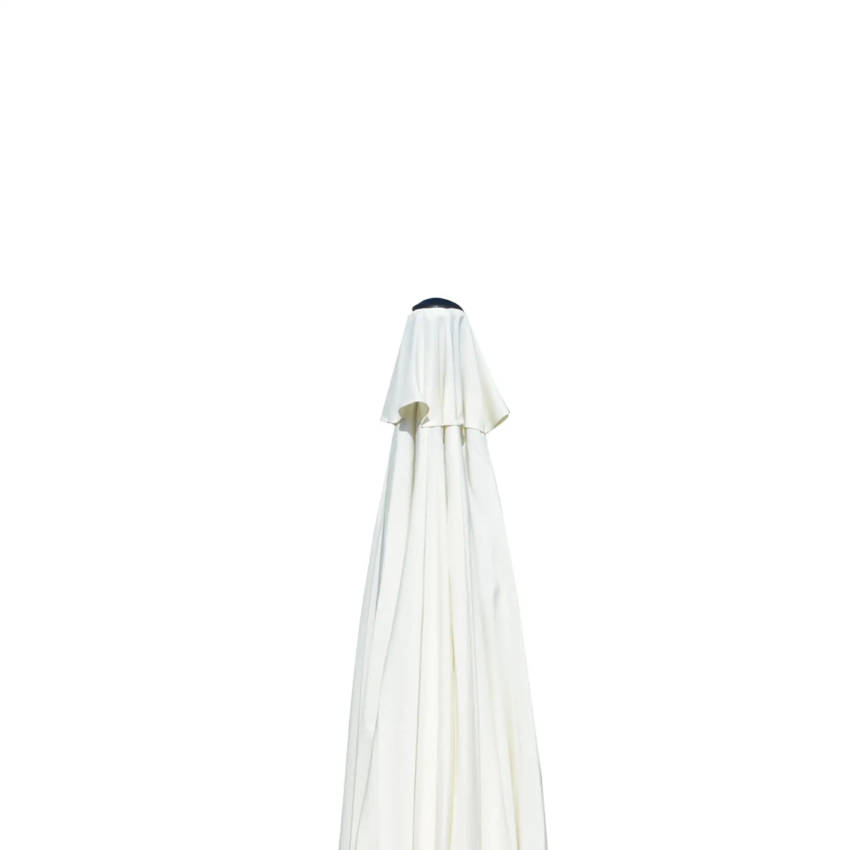 8.5 ft Round Patio Umbrella, Tilt and Crank, Cream White Sun Umbrellas at Gallery Canada