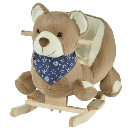 Kids Rocking Horse Toy, Bear Style, Soft Plush, 18-36 Months Rocking Horses at Gallery Canada