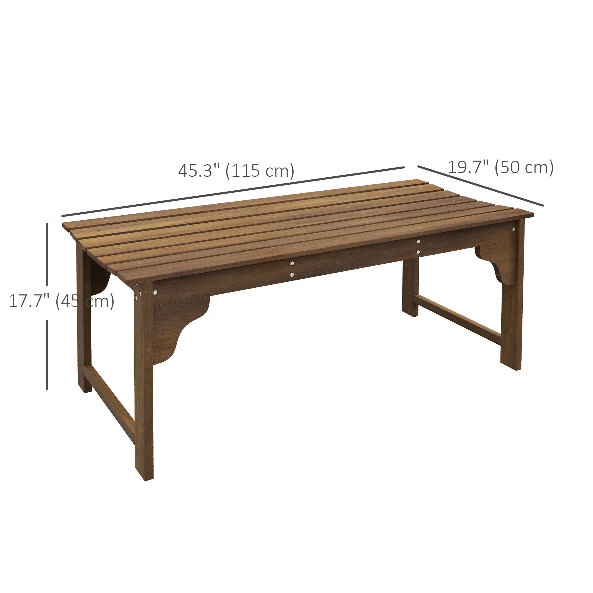 Wooden Garden Bench, Patio Double Park Bench, Teak Outdoor Benches at Gallery Canada