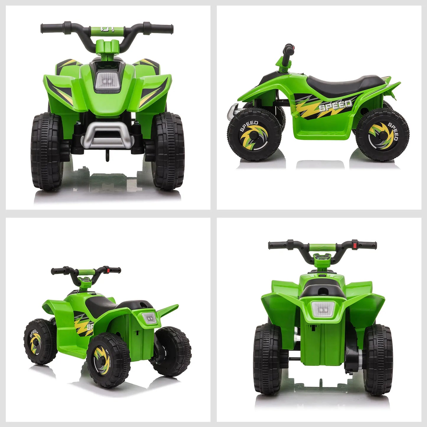 Kids Ride On ATV, 6V Battery Powered, 18-36 Months, Green Electric Toy Cars at Gallery Canada