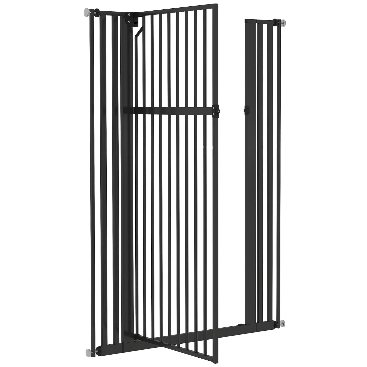 55" Extra Tall Pet Gate, 30-41" Wide, Adjustable, Pressure Mounted