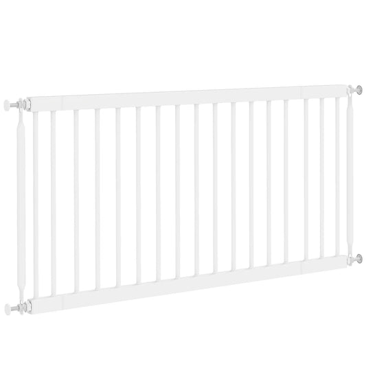 26-37 Inch Dog Gate, Adjustable Pet Gate, 18 Inch Tall, White Pet Gates White at Gallery Canada