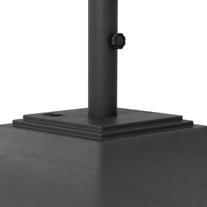 Square Umbrella Base With Wheels, 99 Lbs Water Or 132 Lbs Sand Filled, Black Umbrella Bases at Gallery Canada