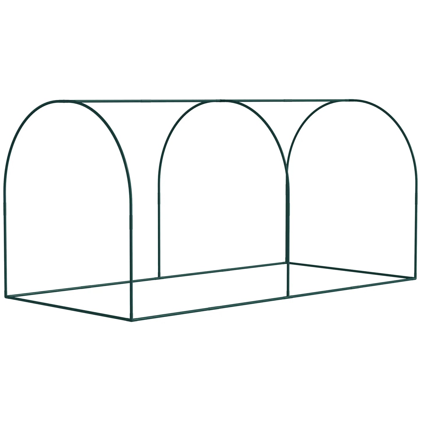 8' x 3' Crop Cage, Garden Plant Protector, Dark Green Walk In Greenhouses at Gallery Canada