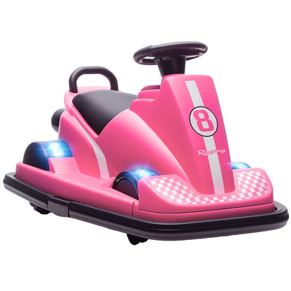 Bumper Car For Kids, 6V Battery Powered, 360 Degree Spin, Dual Motors, Pink Electric Toy Cars at Gallery Canada