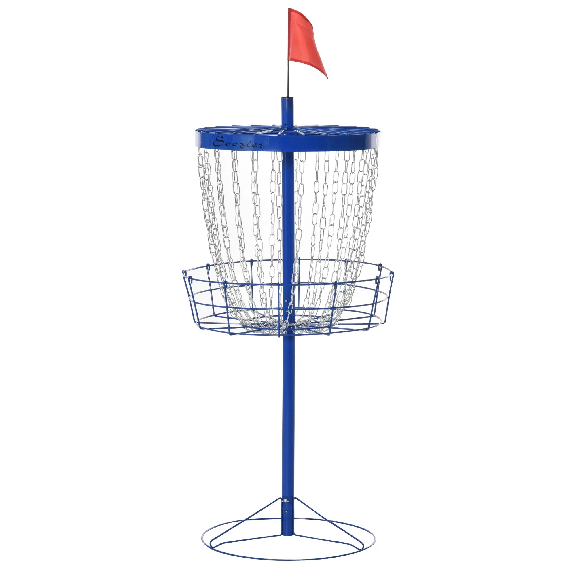 24-Chain Portable Disc Golf Basket, Easy Assembly, Lightweight, Deep Blue Baseball Deep Blue at Gallery Canada