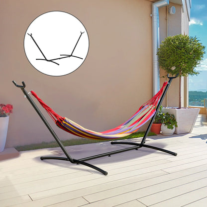 9.2'L Adjustable Hammock Stand, Heavy Duty, Outdoor Camping, Black Hammock Stands at Gallery Canada