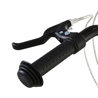 Kids Kick Scooter, 5+ Years, 16'' Inflatable Wheel, Dual Brakes, Blue Scooters at Gallery Canada