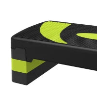 Adjustable Aerobic Stepper, Exercise Step Platform, 4"-6"-8", Green