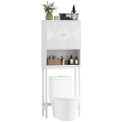 Over The Toilet Storage Cabinet, Adjustable Shelf, Open Shelf, White Over The Toilet Storage at Gallery Canada