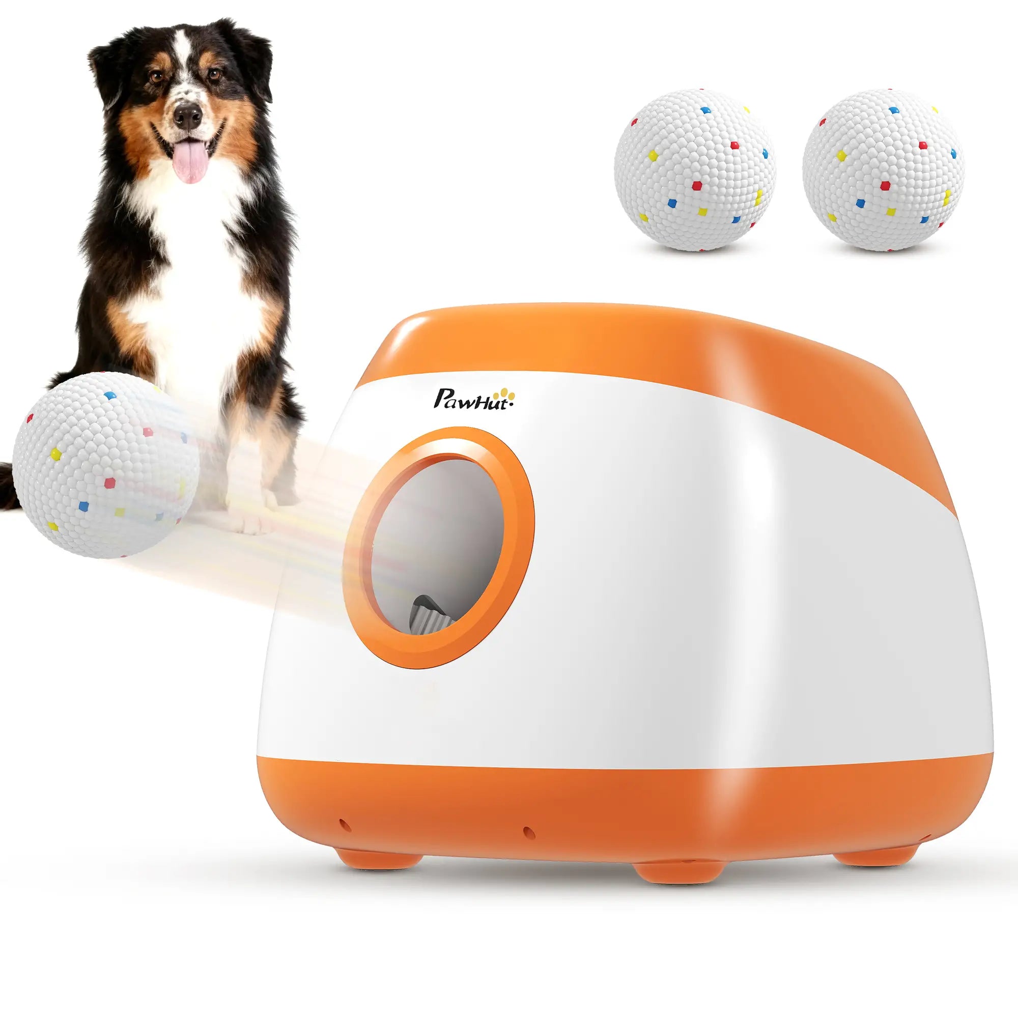 Automatic Dog Ball Launcher, 26-79ft, Medium Large Dogs, Orange Dog Agility Training Equipment at Gallery Canada