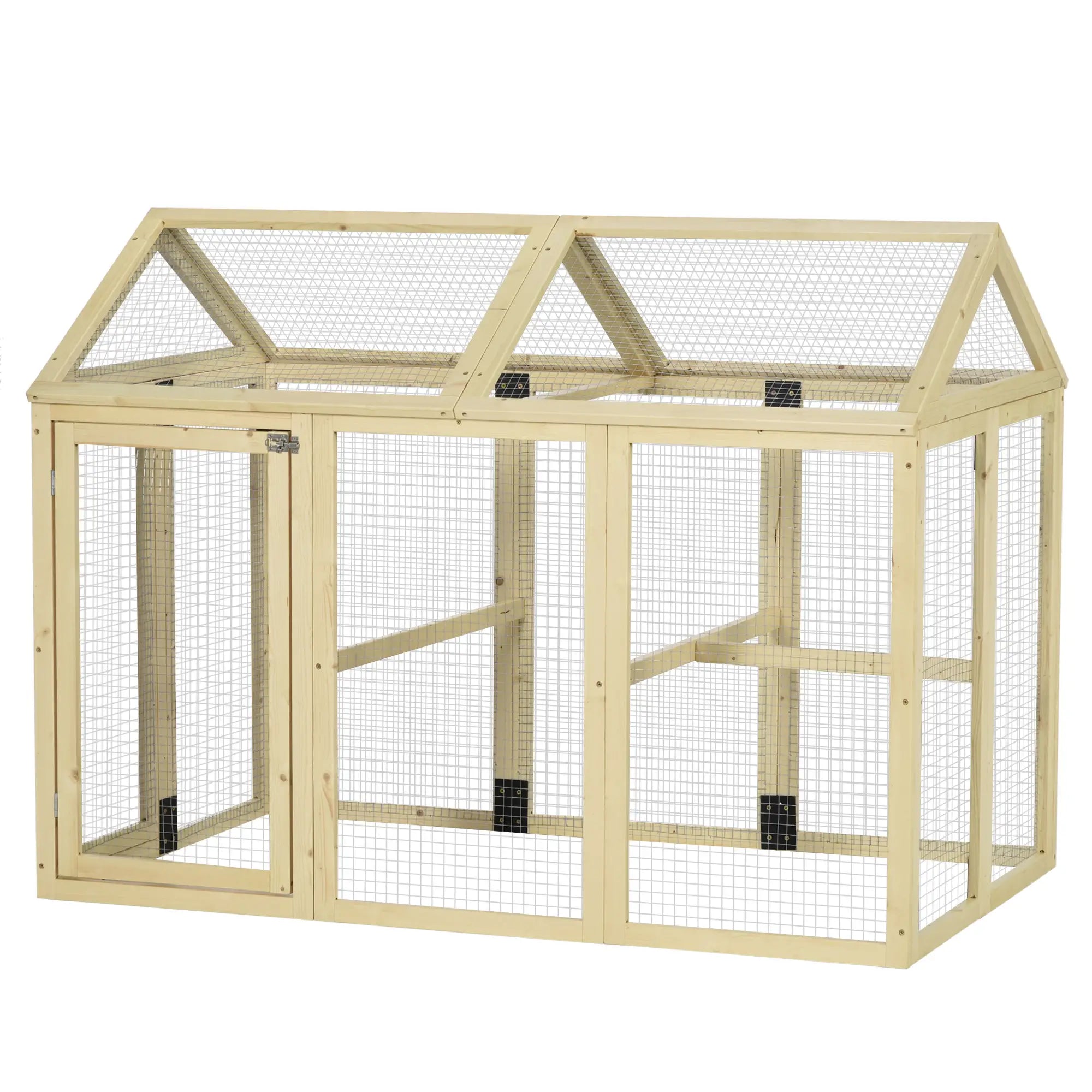Expandable Outdoor Chicken Coop, 2 Doors, 3 Perches, 1–3 Chickens Chicken Coops at Gallery Canada