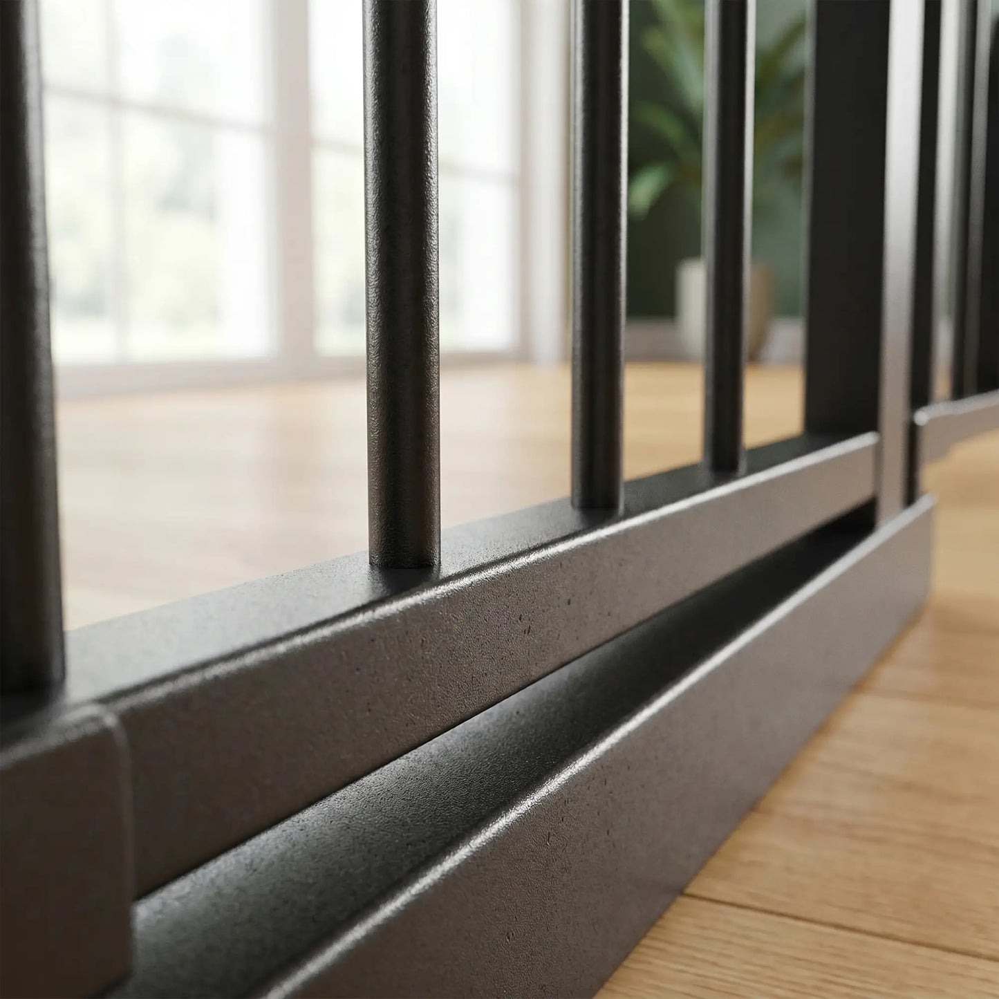 30"-52" Extra Wide Pet Gate, Small Door, 30"H, Black Houses, Kennels & Pens at Gallery Canada