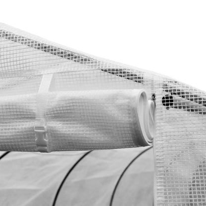 26'L x 10'W x 6.8'H Walk-In Greenhouse, Steel Frame, White Tunnel Greenhouses at Gallery Canada