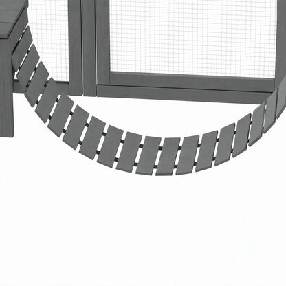 74"H Walk-in Cat Enclosure, Waterproof Roof, 2 Condos, 6 Platforms Outdoor Cat Enclosures at Gallery Canada