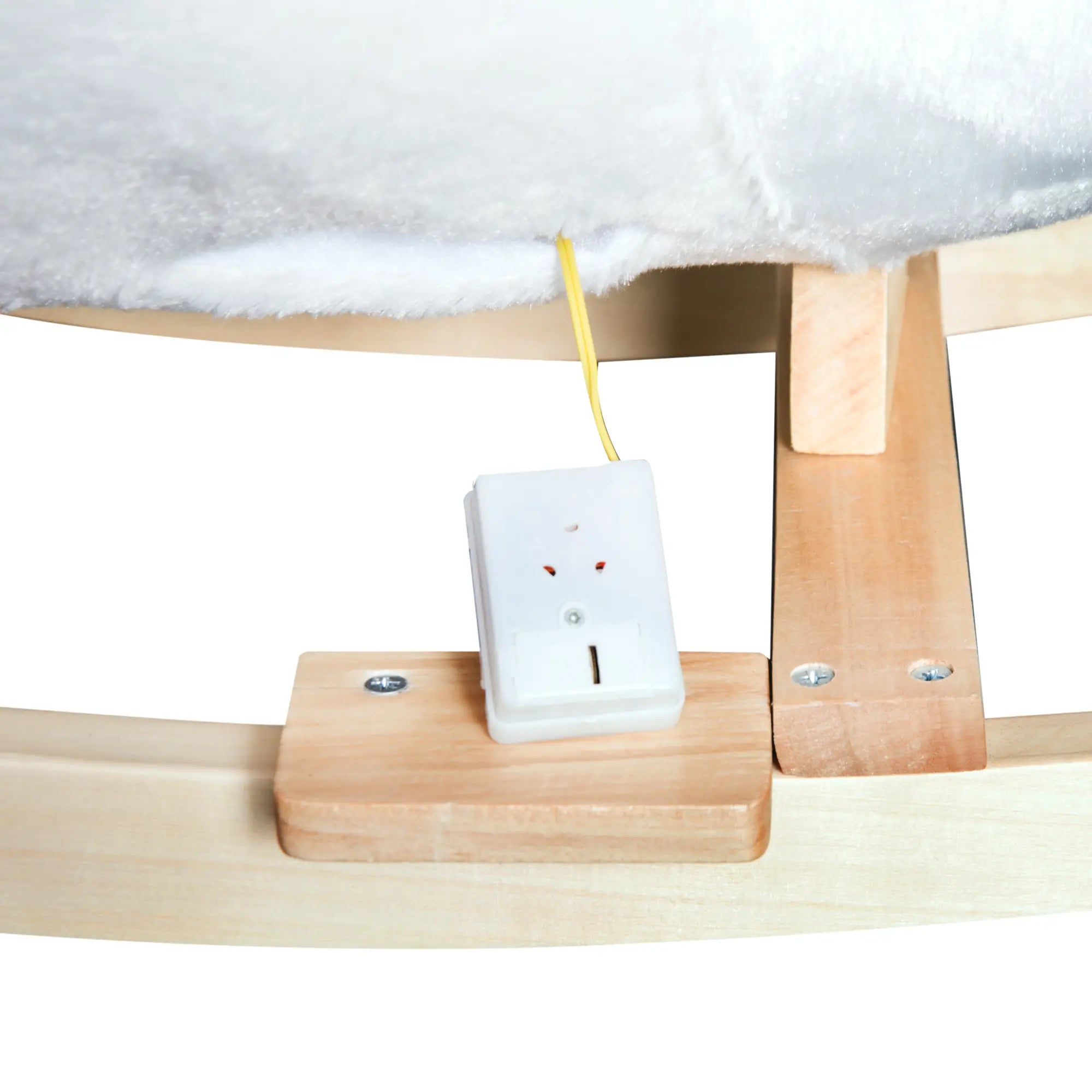 Soft Warm Kids Rocking Horse, Plush Ride On Toy, Swan Style, White Rocking Horses at Gallery Canada