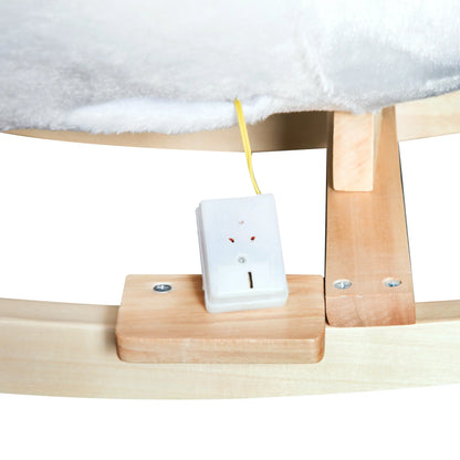 Soft Warm Kids Rocking Horse, Plush Ride On Toy, Swan Style, White Rocking Horses at Gallery Canada