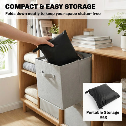 Heavy Duty Outdoor Patio Furniture Cover, Waterproof 84.3" Dia. x 27.6"H, Black Patio Furniture Covers at Gallery Canada