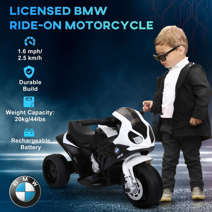 6V Kids Motorcycle, 3 Wheels, Headlight, Music, Black Electric Motorcycles at Gallery Canada