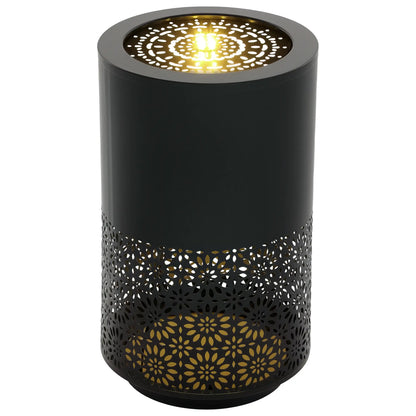 21" Tall Garden Waterfall Fountain, LED Lights, Adjustable Flow, Black Water Fountains at Gallery Canada