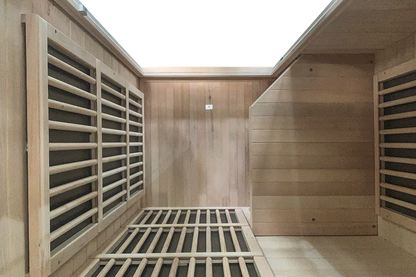Vienna | Far Infrared Sauna | Canadian Hemlock Very Low EMF | 72.8"H x 35.4"W x 25.6"D | 1 Person