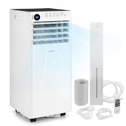 8000 BTU Portable Air Conditioner with Dehumidifier and 24H Timer, White Portable Air Conditioners at Gallery Canada
