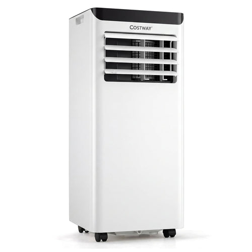 8000 BTU Portable Air Conditioner, Dehumidifier, 24H Timer, Black