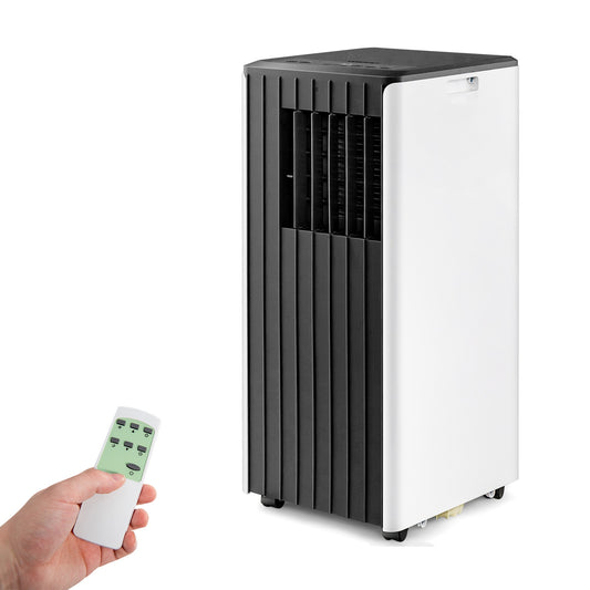 8000 BTU Portable Air Conditioner, White And Black Portable Air Conditioners Black & White at Gallery Canada