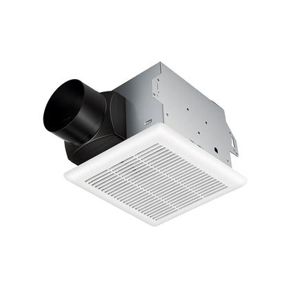 80 CFM Bathroom Exhaust Fan, Metal Housing, 4 Inches Duct, White Ventilation Fans at Gallery Canada