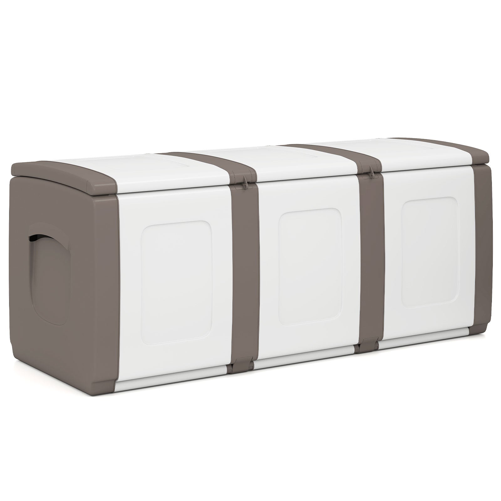 80 Gallon Patio Container With Lockable Lid, Beige Garden Tools at Gallery Canada