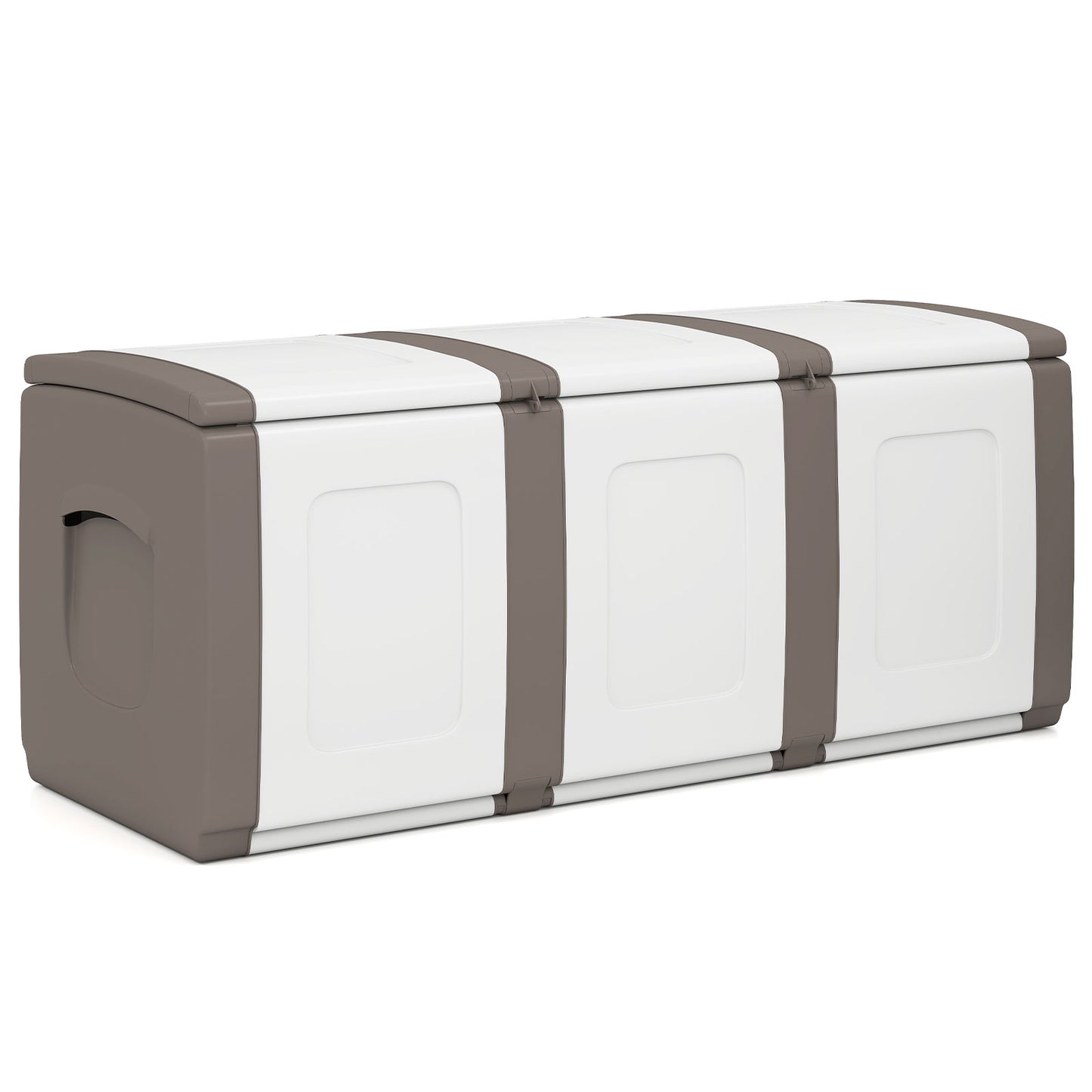 80 Gallon Patio Container With Lockable Lid, Beige Garden Tools at Gallery Canada