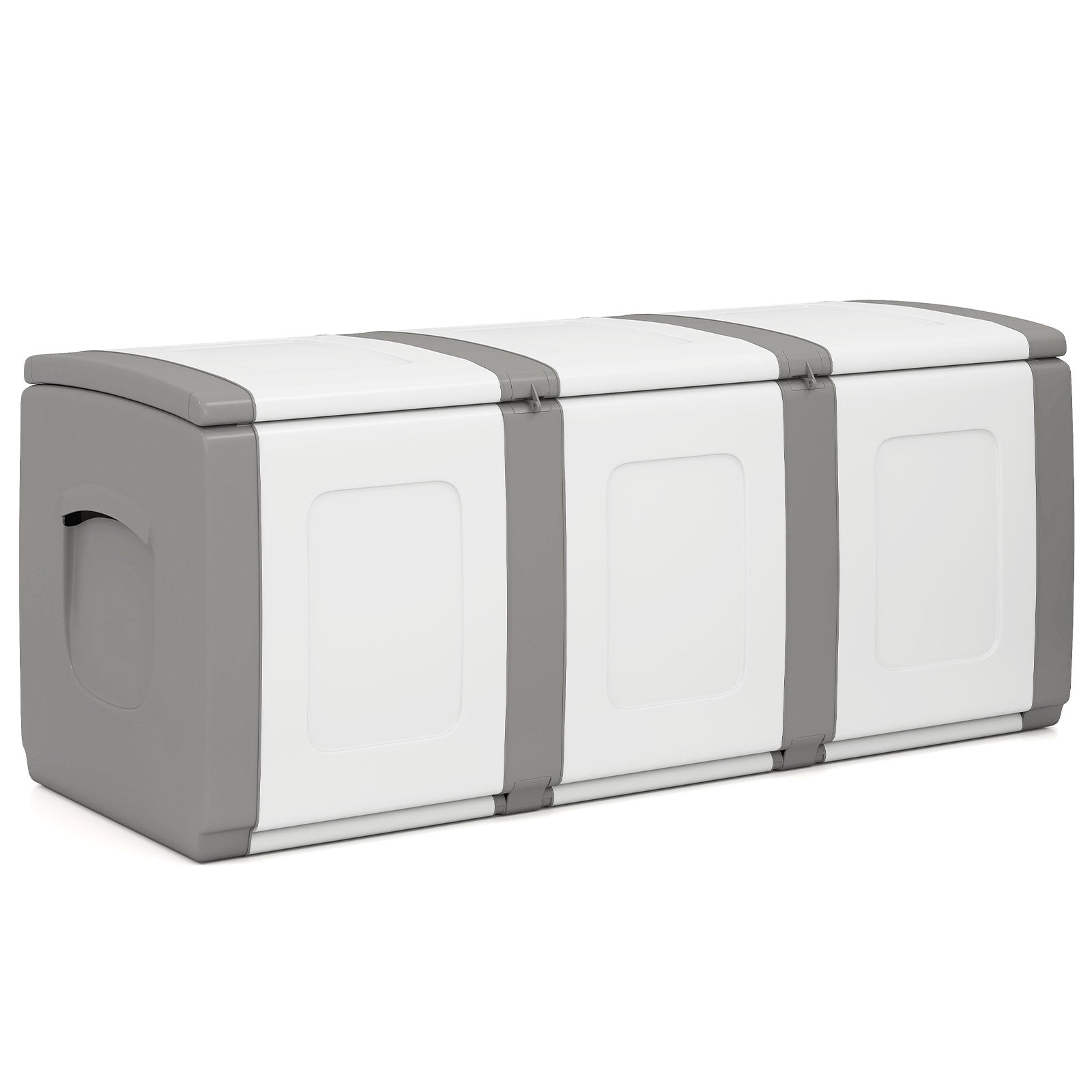 80 Gallon Patio Container, Lockable Lid, Gray Garden Tools at Gallery Canada