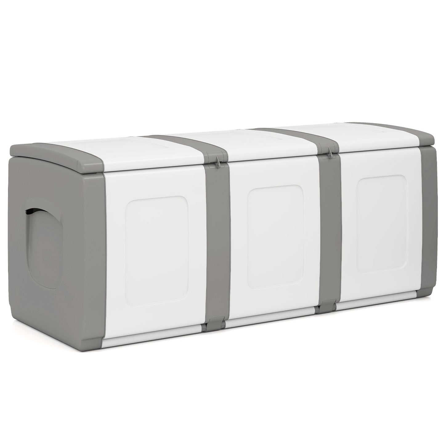 80 Gallon Patio Container, Lockable Lid, Gray Garden Tools at Gallery Canada