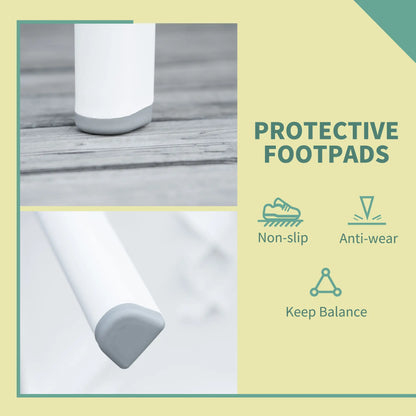 White Plastic Outdoor Square Garden Side Table, Coffee Table, White Patio Side Tables at Gallery Canada