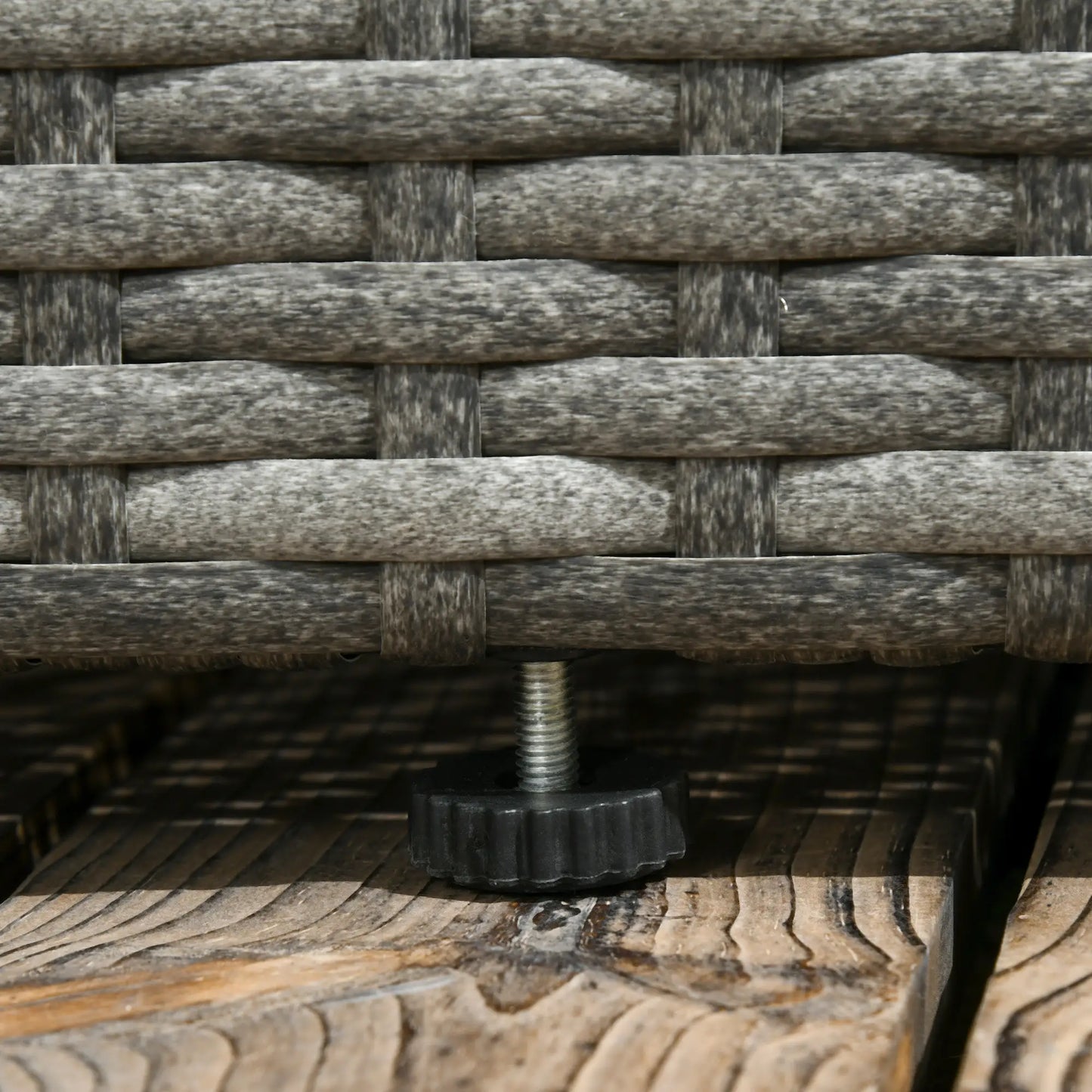 3pc Rattan Wicker Outdoor Furniture Set, Loveseats, Coffee Table, Grey Patio Furniture Sets at Gallery Canada