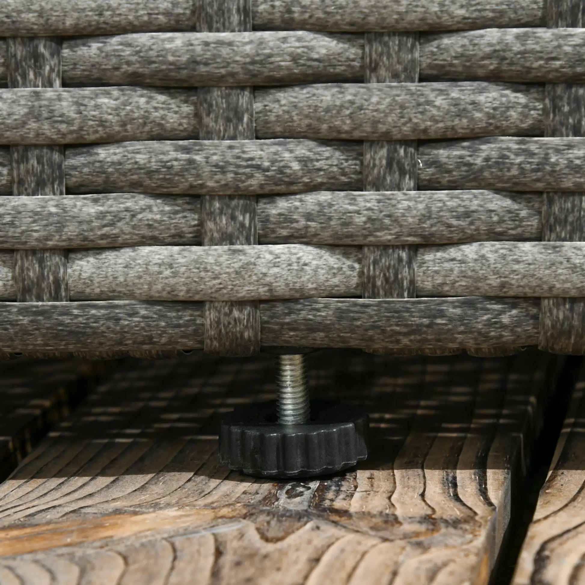 3pc Rattan Wicker Outdoor Furniture Set, Loveseats, Coffee Table, Grey Patio Furniture Sets at Gallery Canada