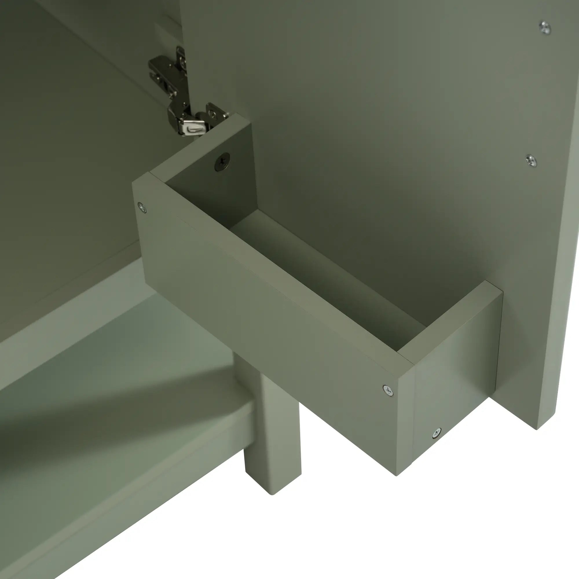 Bathroom Vanity with Ceramic Sink, Soft Close Doors, 30