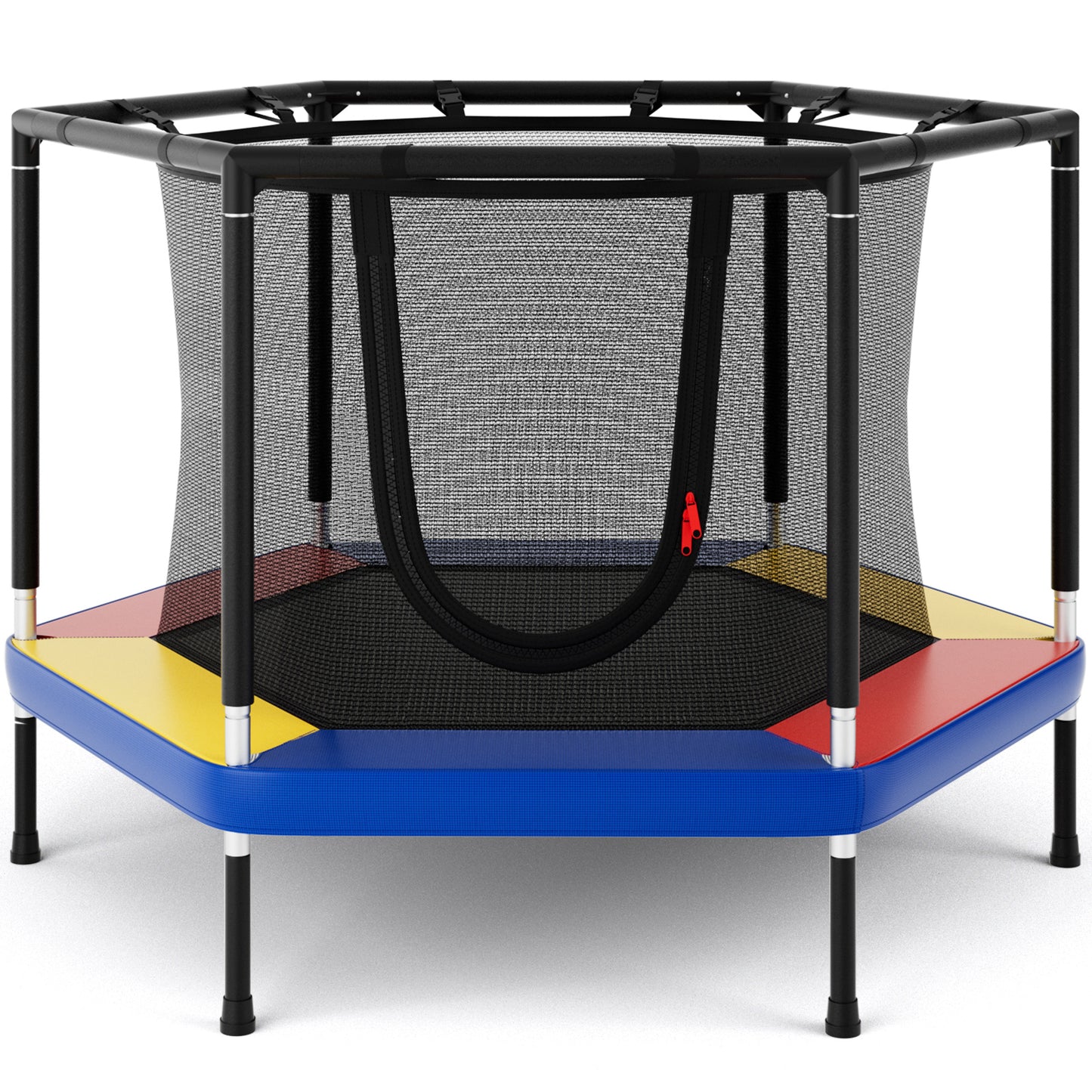 4 FT Small Toddler Recreational Trampoline with Safety Enclosure Net-Colorful, Color Trampolines Color at Gallery Canada