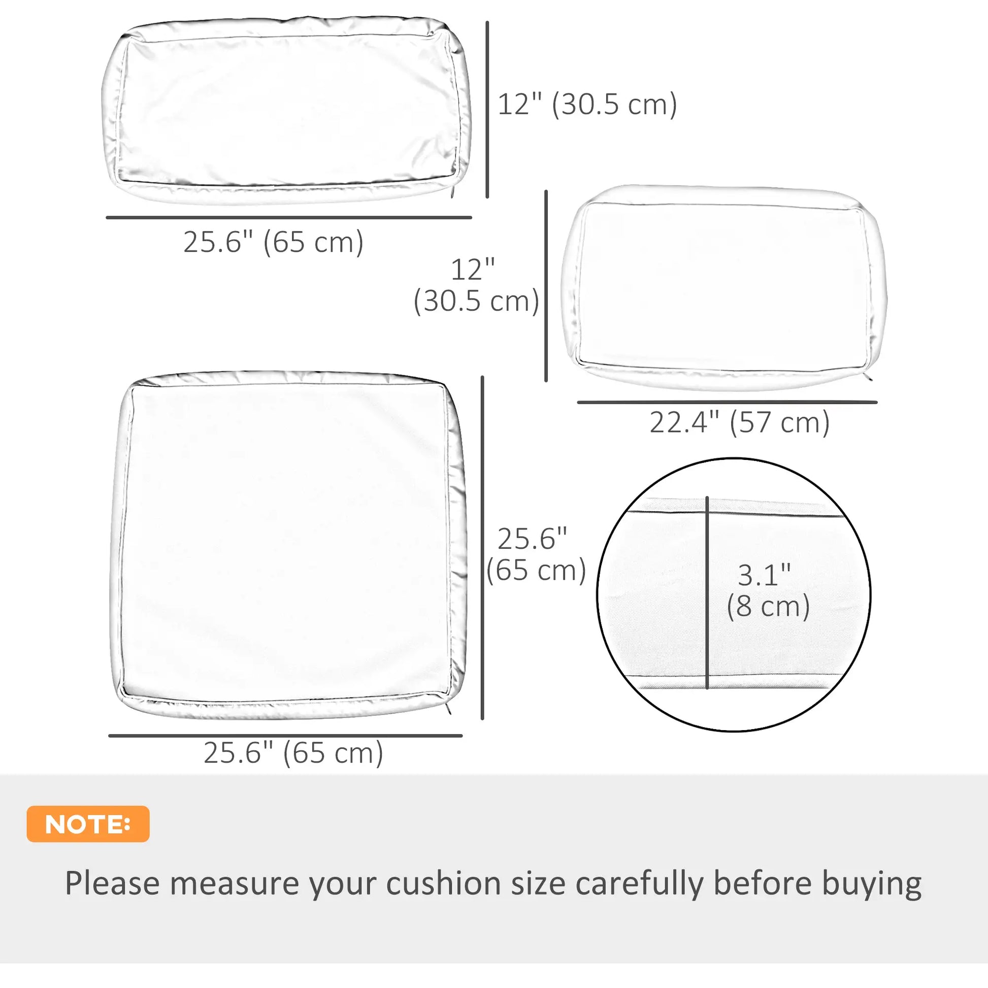 Outdoor Rattan Sofa Set Cushion Cover, Polyester, No Cushion Patio Chair Cushions at Gallery Canada