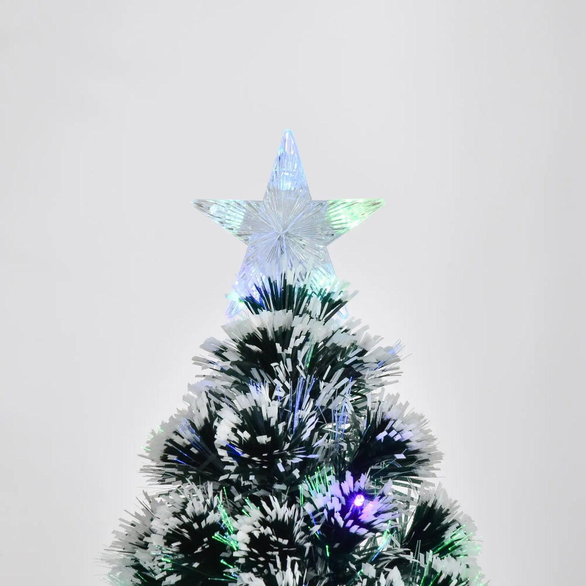 4ft Pre-Lit LED Fiber Optic Christmas Tree, Artificial Holiday Decor Pre Lit Christmas Trees at Gallery Canada
