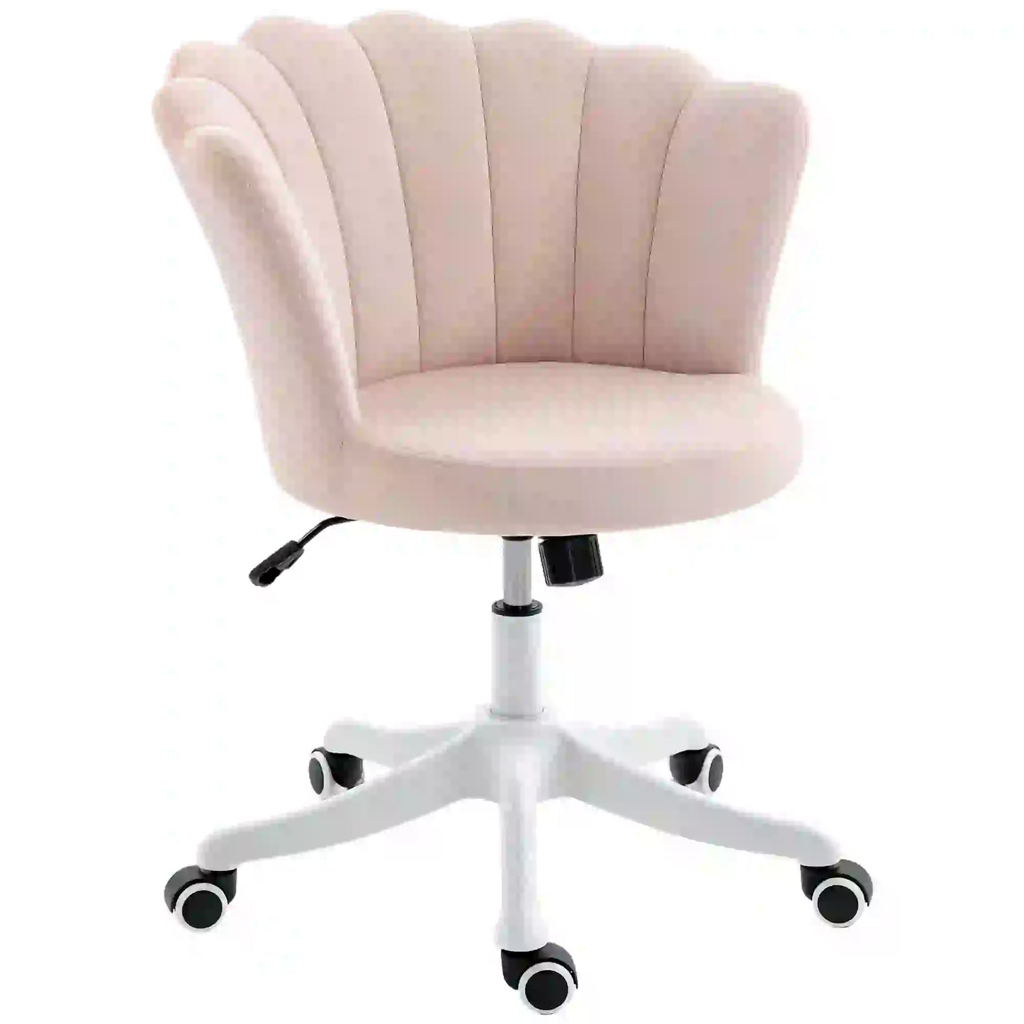 Armless Adjustable Swivel Desk Office Chair, Pink Task Chairs at Gallery Canada