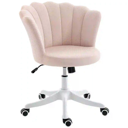 Armless Adjustable Swivel Desk Office Chair, Pink Task Chairs at Gallery Canada