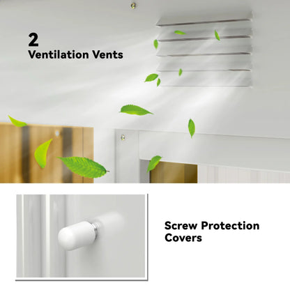 7' x 4' Metal Storage Shed, Outdoor Garden Tool Organizer, Yellow