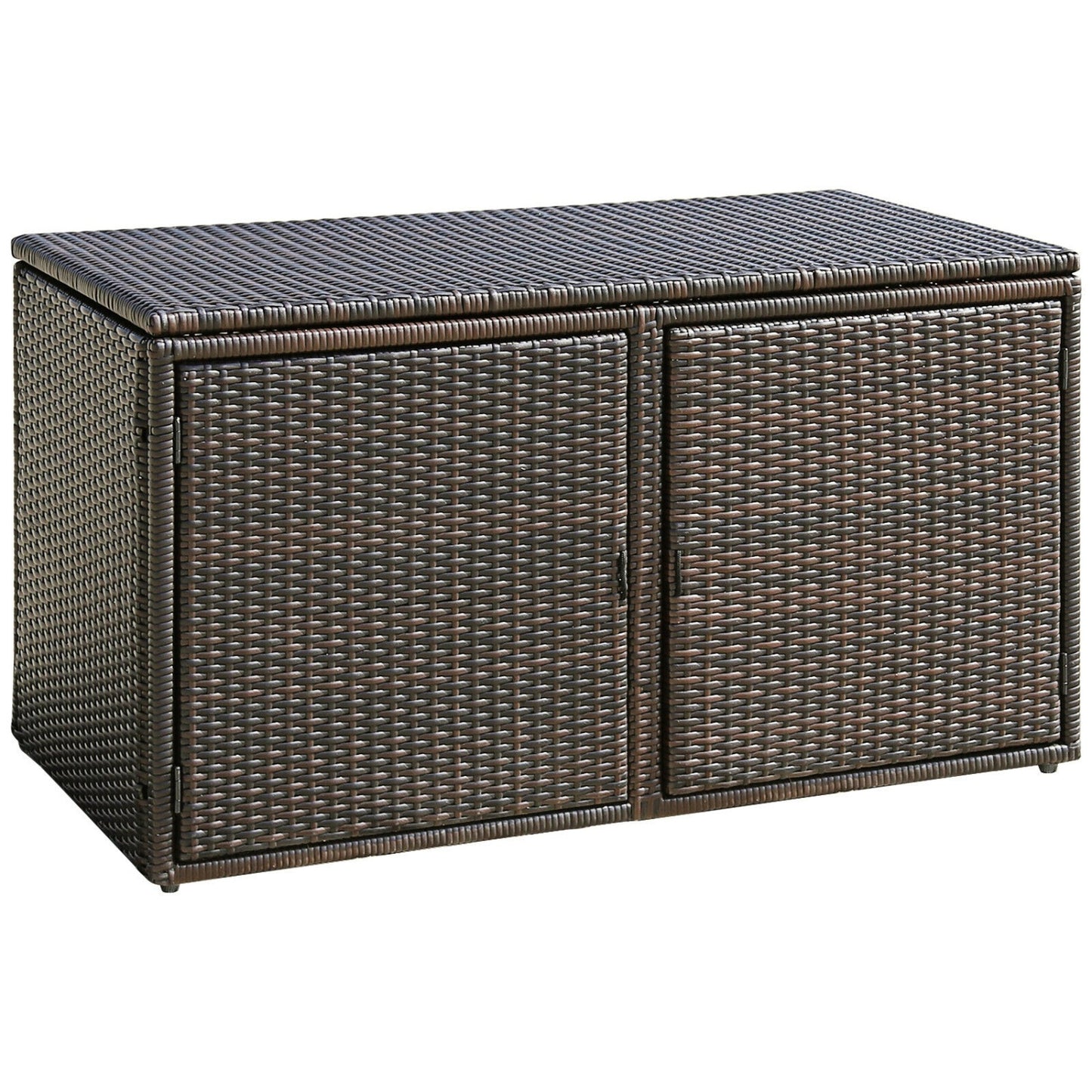 88 Gallon Rattan Storage Container Box, Brown Sheds & Outdoor Storage at Gallery Canada