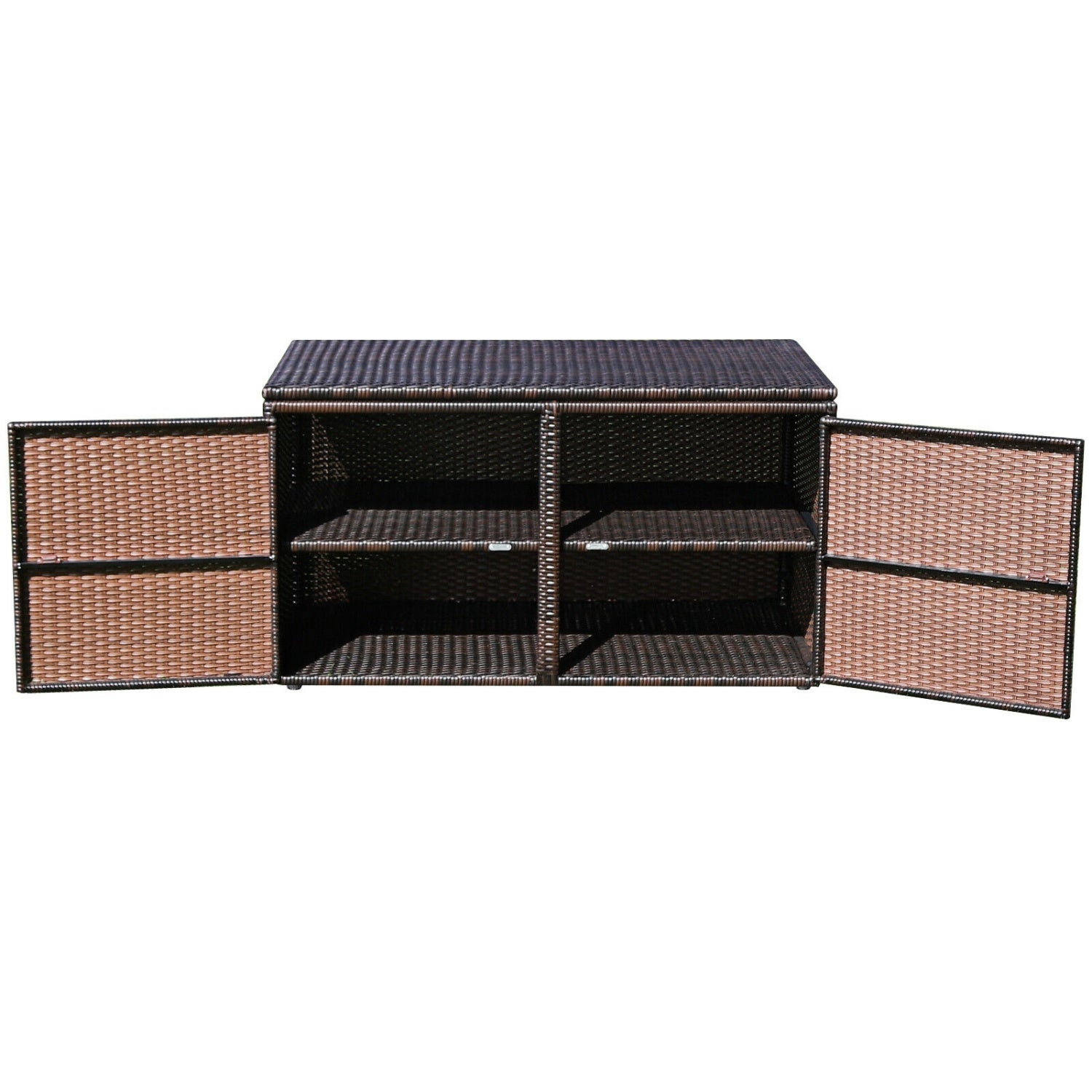 88 Gallon Rattan Storage Container Box, Brown Sheds & Outdoor Storage at Gallery Canada