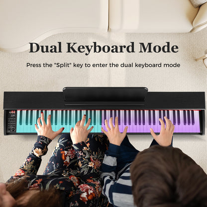 88-Key Hammer Action Weighted Keyboard, Furniture Stand, Black Pianos & Keyboards at Gallery Canada
