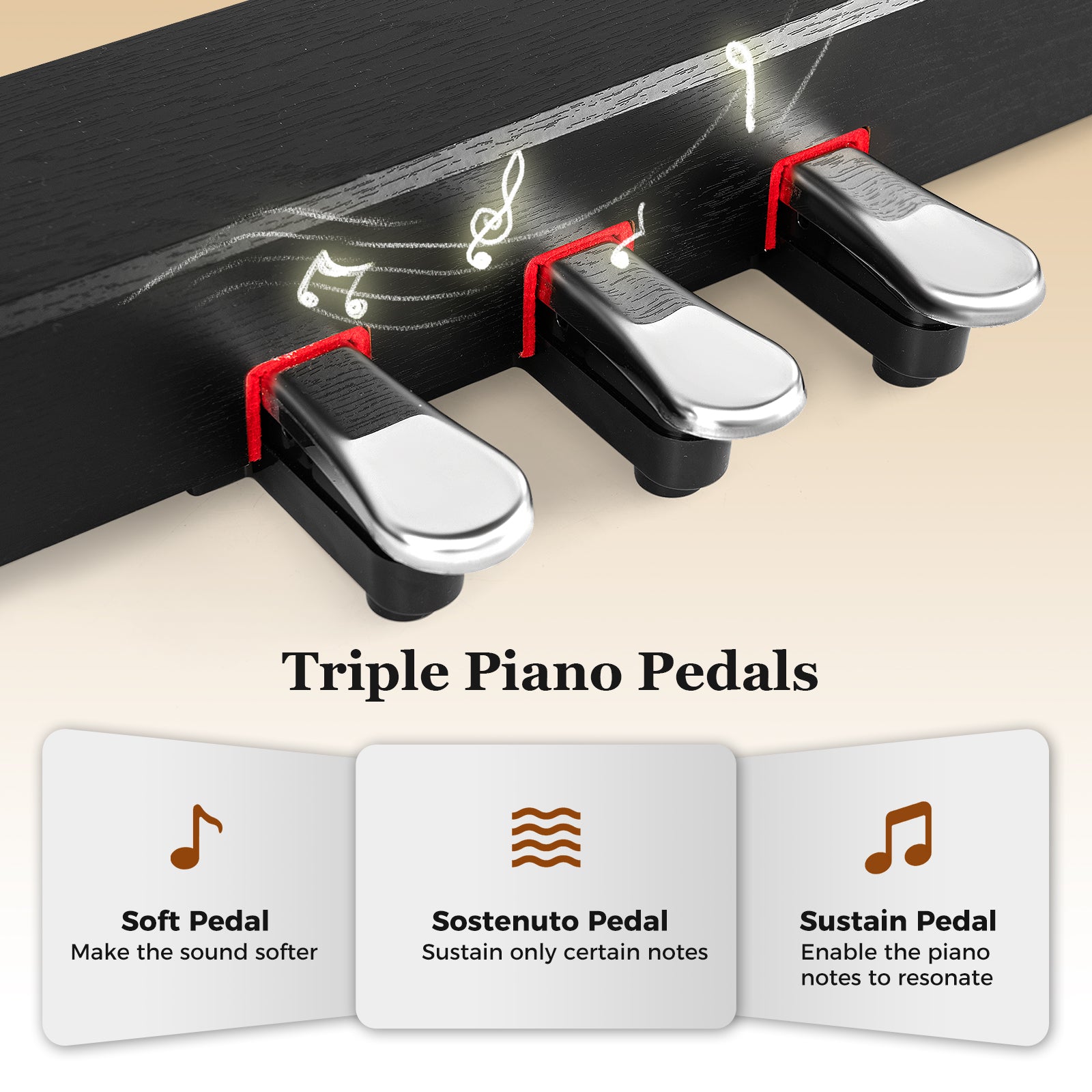 88-Key Hammer Action Weighted Keyboard, Furniture Stand, Black Pianos & Keyboards at Gallery Canada